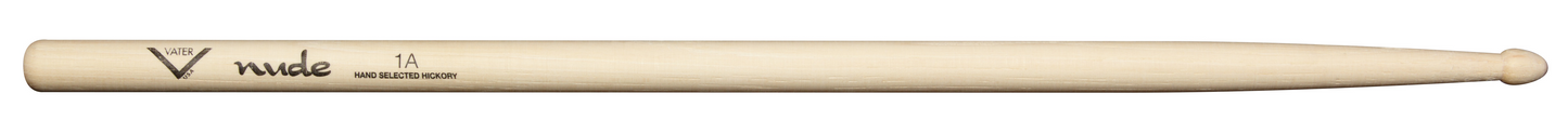 Vater VHN1AW Nude Series 1A Wood Tip Drum Sticks (Pair)