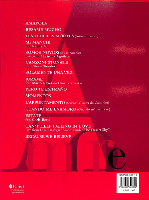 Andrea Bocelli Amore PVG