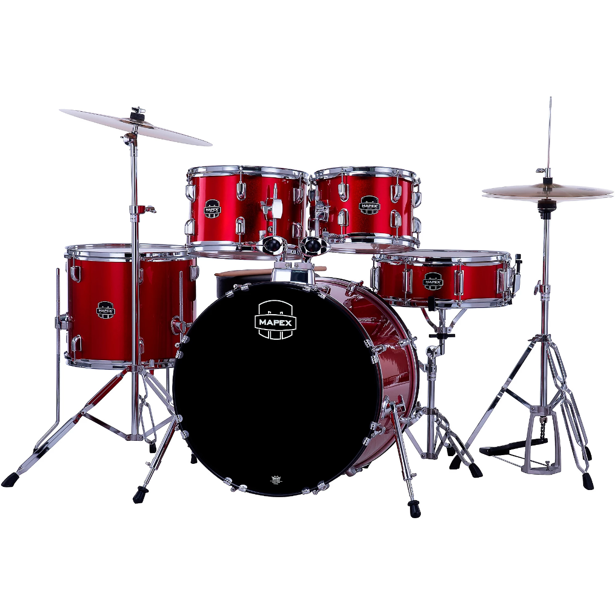 Mapex Comet 5 Piece Rock Drum Kit in Infra Red