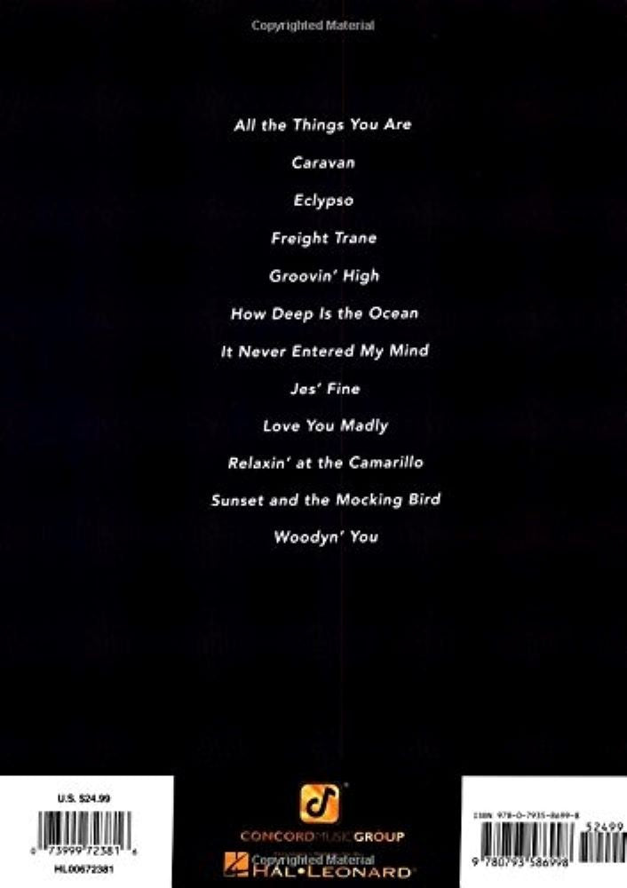 The Tommy Flanagan Collection Artist Transcriptions