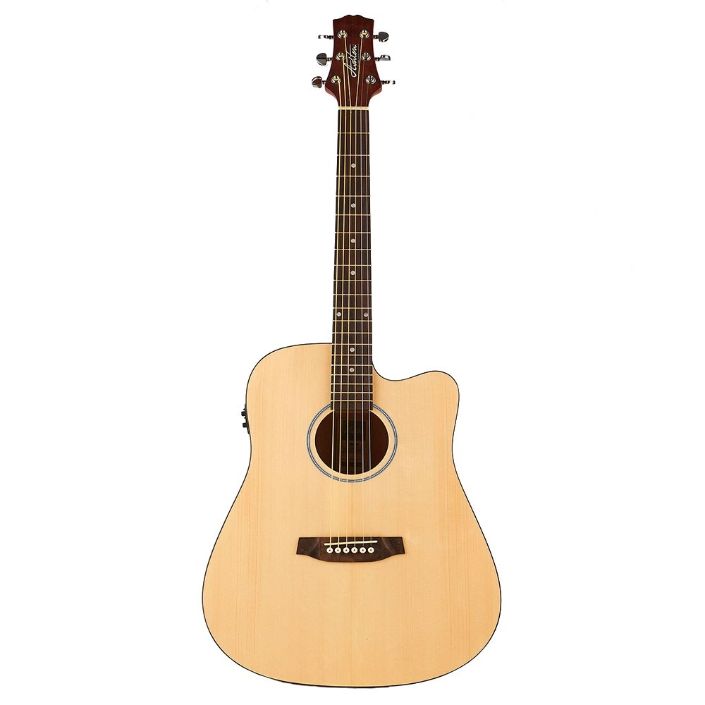 Ashton D20CEQ Acoustic Guitar in Natural Matt