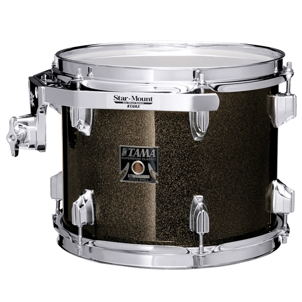 Tama Superstar Classic 4 Piece Shell Pack in Midnight Gold Sparkle