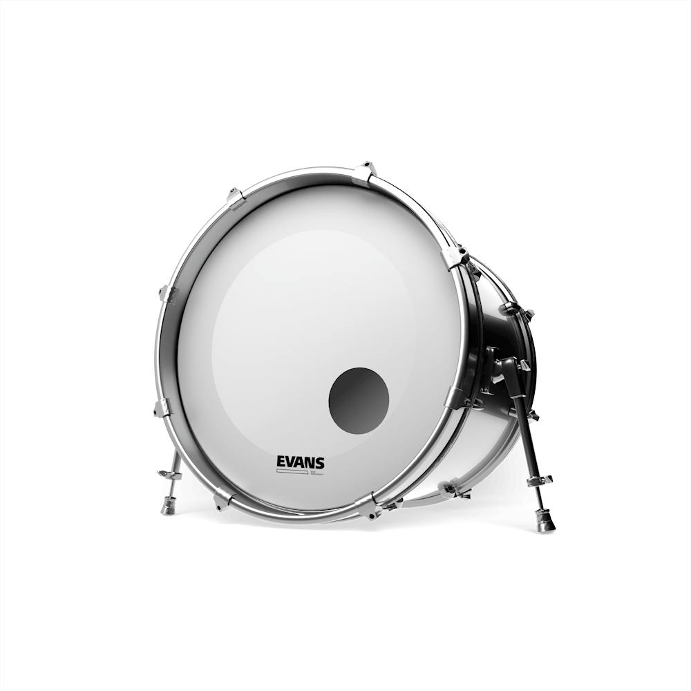 Evans EQ3 Resonant Coated White 26" Bass Drum Head