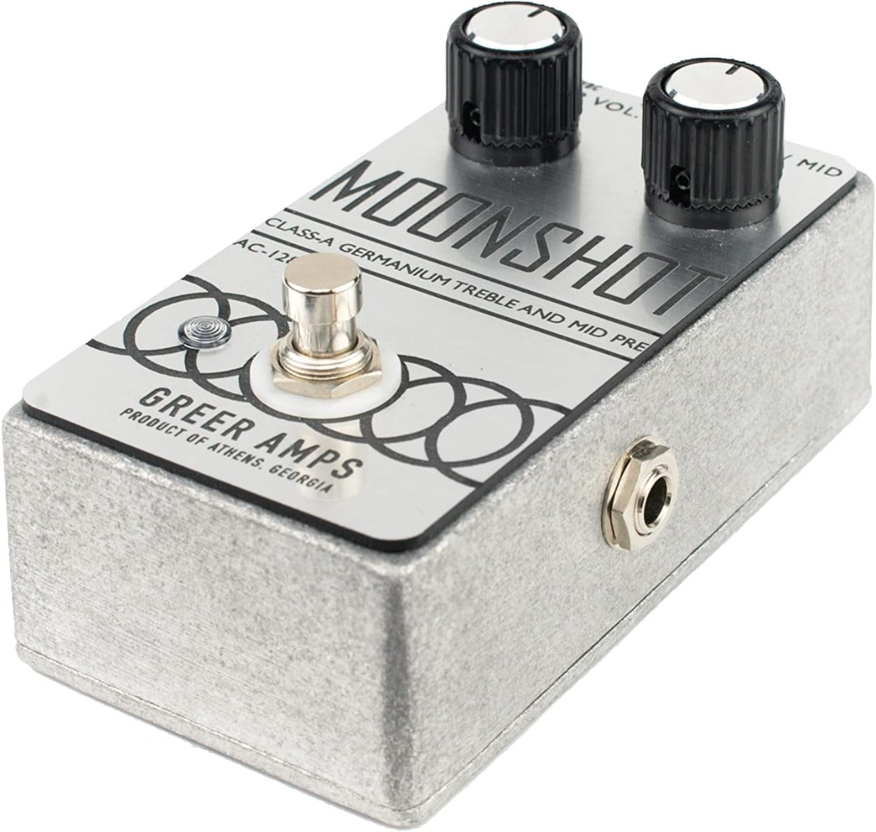 D'Addario LokNob Large Black and Silver Plastic Knob