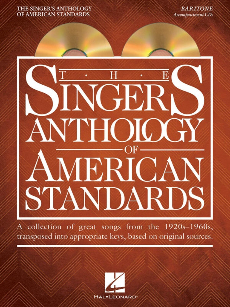 The Singer's Anthology of American Standards Baritone Accompaniment CDs