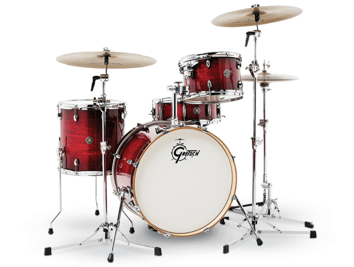 Gretsch Catalina Club 4 Piece Shell Pack in Gloss Crimson Burst