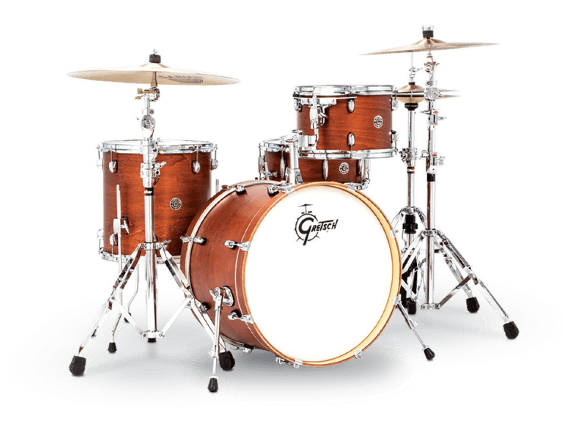 Gretsch Catalina Club 4 Piece Shell Pack in Satin Walnut Glaze