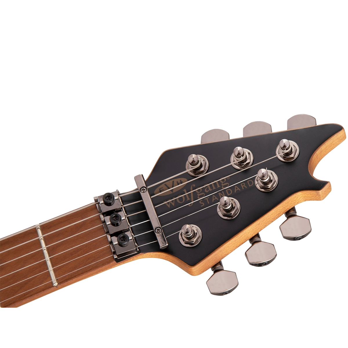 EVH Wolfgang WG Standard QM Electric Guitar in Transparent Amber