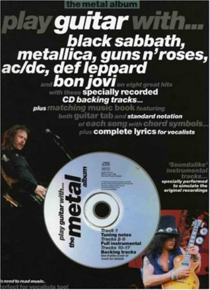 Play Guitar With Metal Album Guitar Tab BK/CD