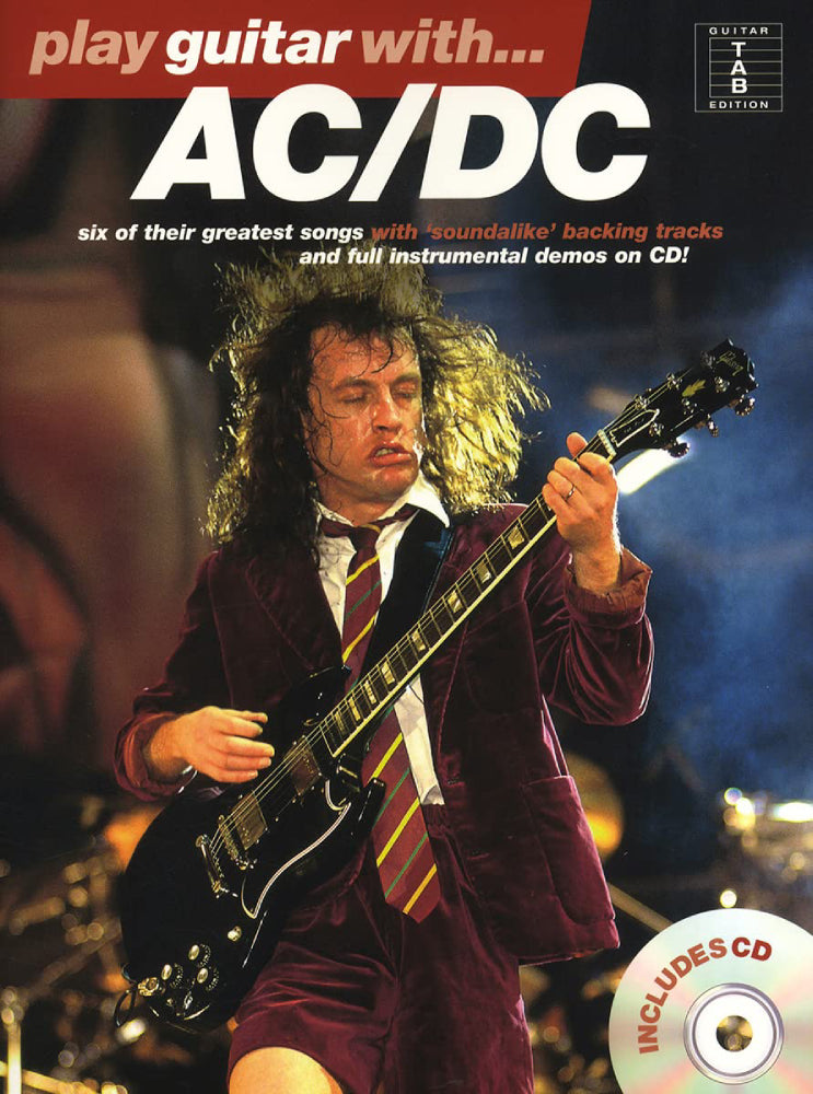 Play Guitar With AC DC Guitar Tab BK/CD