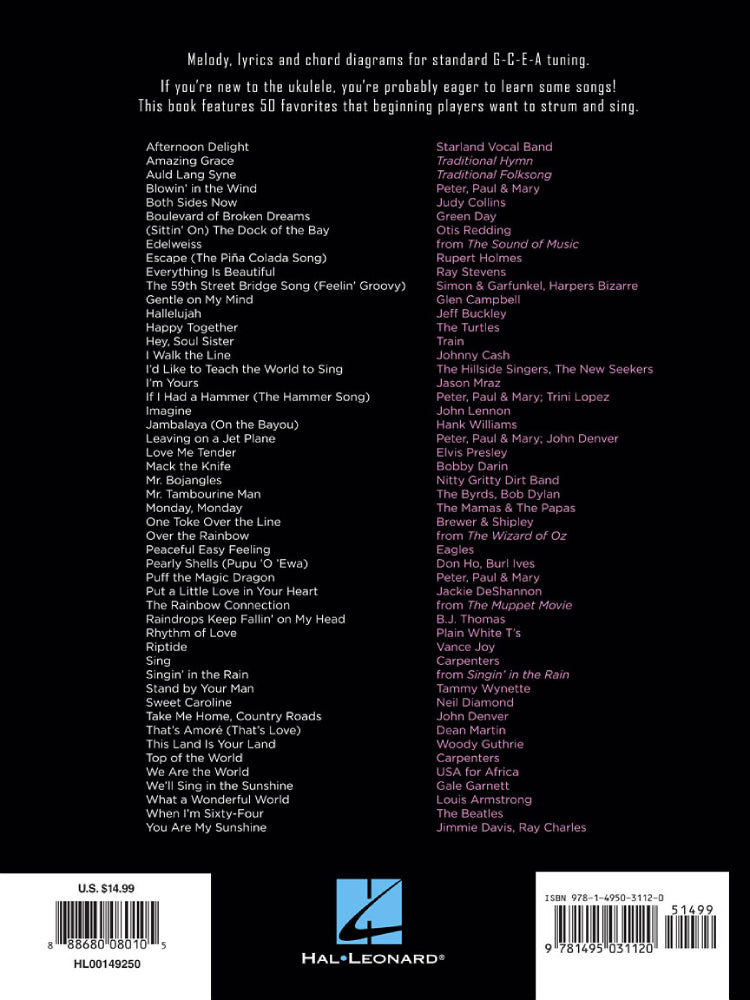 First 50 Songs You Should Play On Ukulele