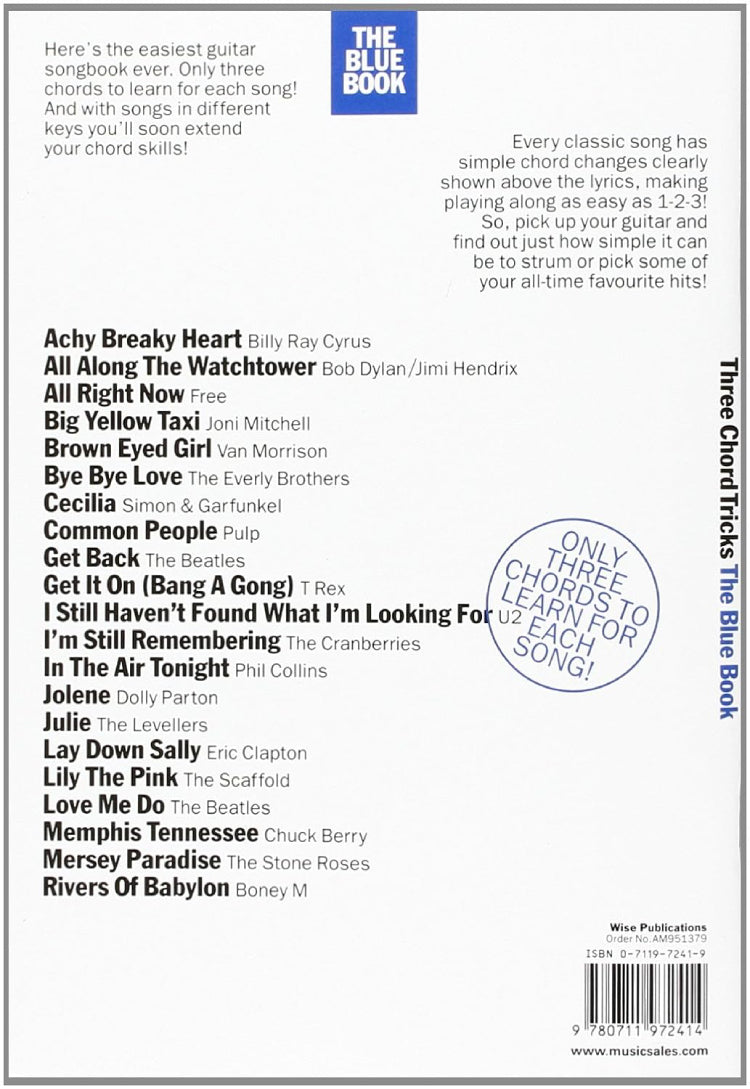 Three Chord Tricks The Blue Book