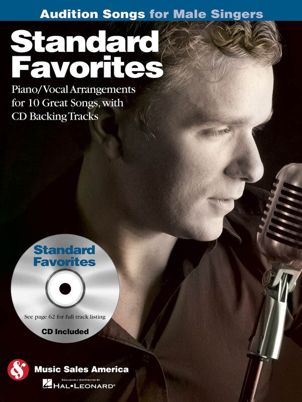 Standard Favorites Audition Songs For Male Singers BK/CD