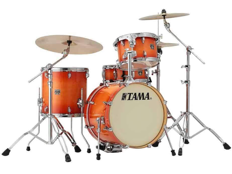 Tama Superstar Classic 4 Piece Shell Pack in Tangerine Lacquer Burst