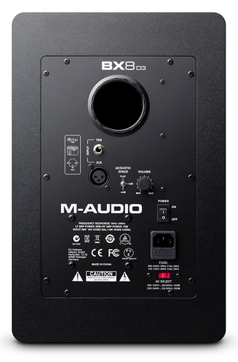 M-Audio BX8 D3 8" Powered Studio Reference Monitor (Single)