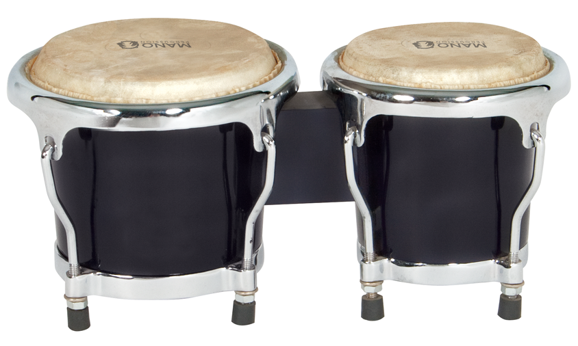 Mano Percussion Junior Tunable Bongos in Black
