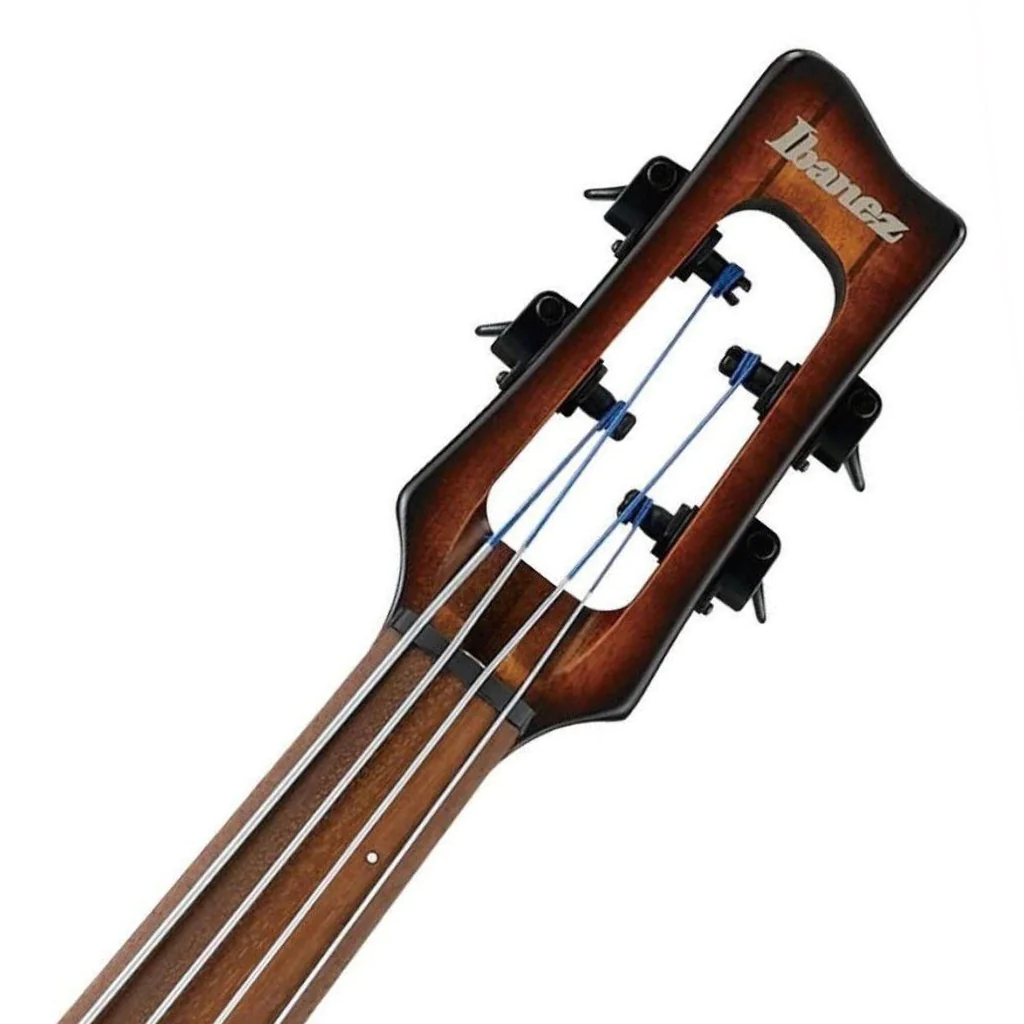 Ibanez UB804 Fretless 4 String Standing Bass with Stand in Mahogany Oil Burst