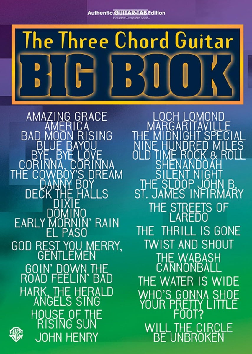 The Three Chord Guitar Big Book Tab