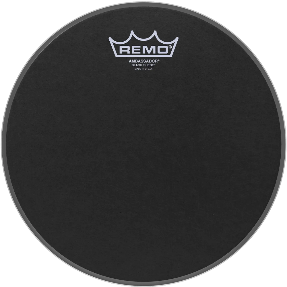 Remo Ambassador Black Suede Batter 10" Drumhead
