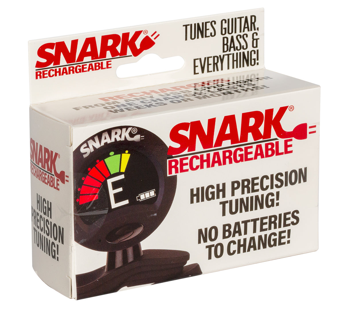 Snark WSNRE Rechargeable Chromatic All Instrument Clip on Tuner