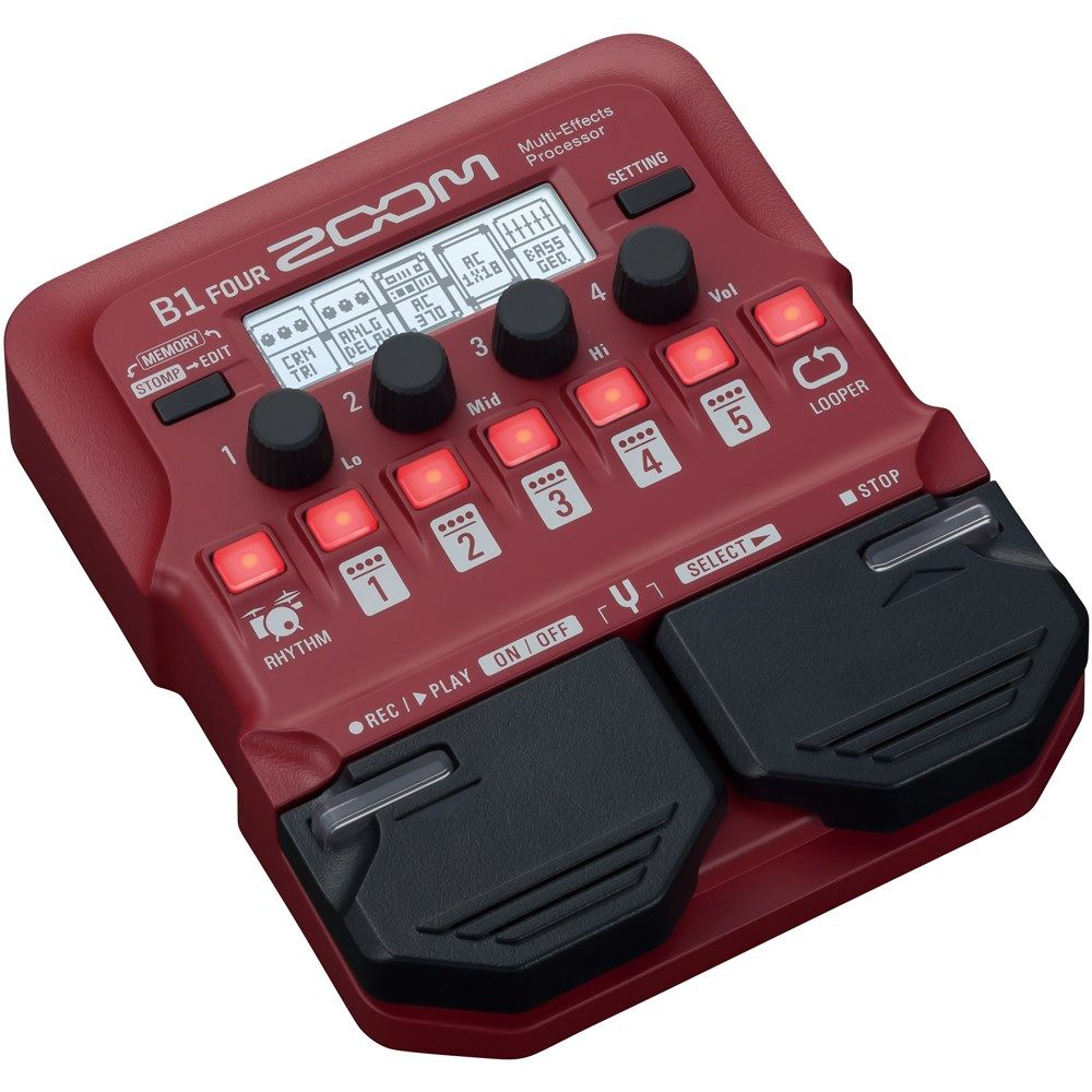 Zoom B1 FOUR Bass FX Multi Effects Pedal
