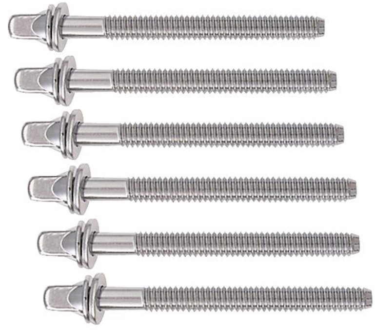 Gibraltar SC4E 58mm Floor Tom Bass Drum Tension Rods 6 Pack
