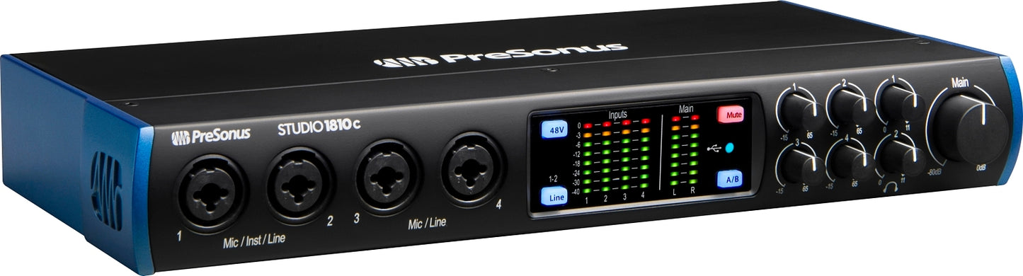 PreSonus Studio 1810c USB C Audio Interface