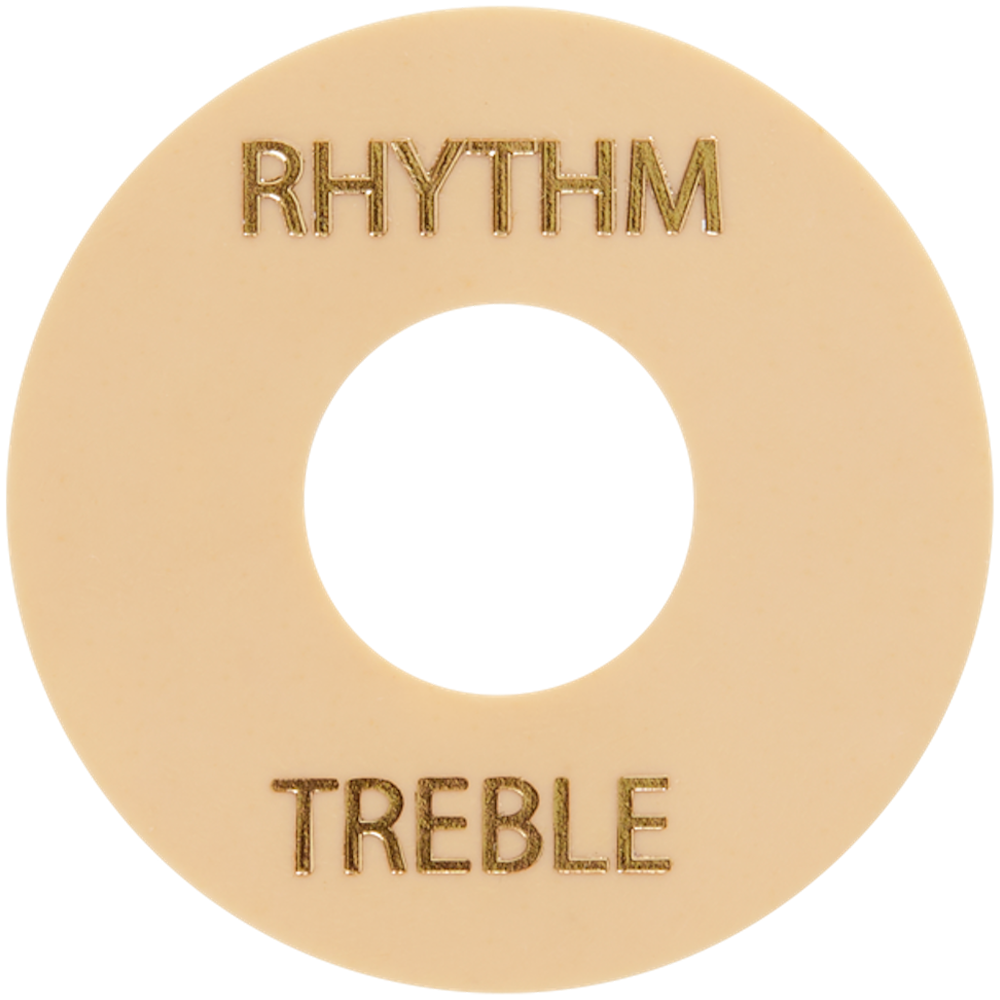 Gibson Toggle Switch Washer in Creme, Gold Imprint