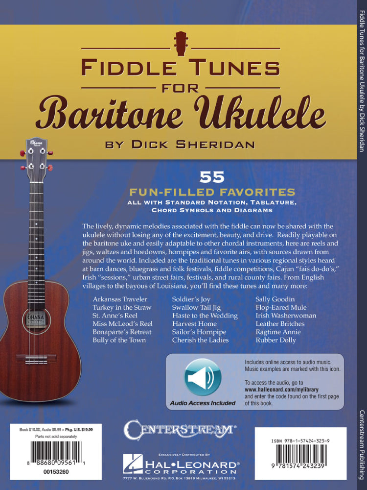 Fiddle Tunes For Baritone Ukulele Bk/Ola