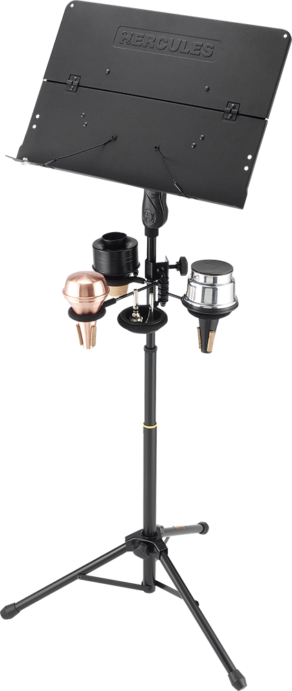 Hercules HA100 Mute Holder Clamps to Mic Stand