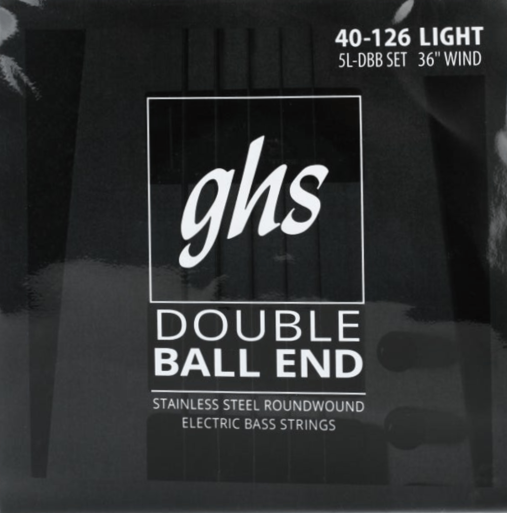 GHS 5L DBB Double Ball End Bass Guitar String 40-126 Gauge