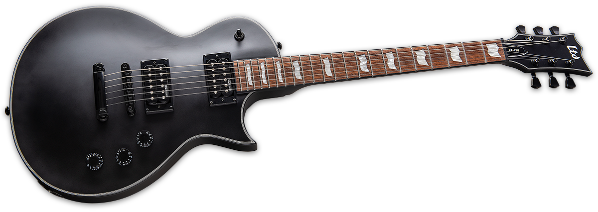 ESP LTD Eclipse EC 256 Electric Guitar in Black Satin