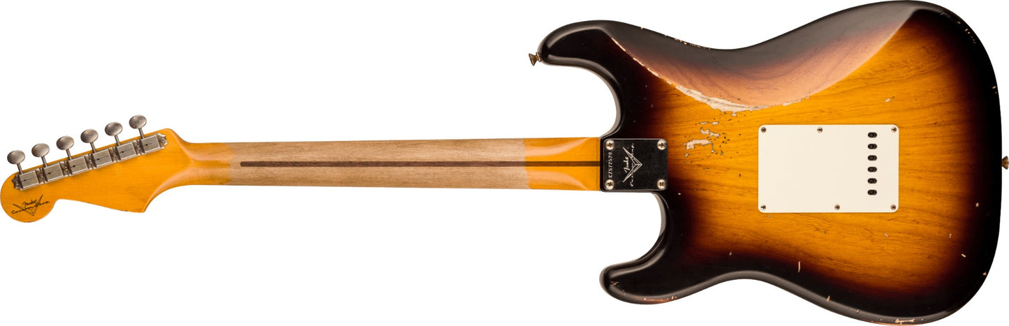 Fender Custom Shop 1957 Stratocaster Heavy Relic, 1-Piece Rift Sawn Maple Neck Fingerboard in Aged 2-Color Sunburst