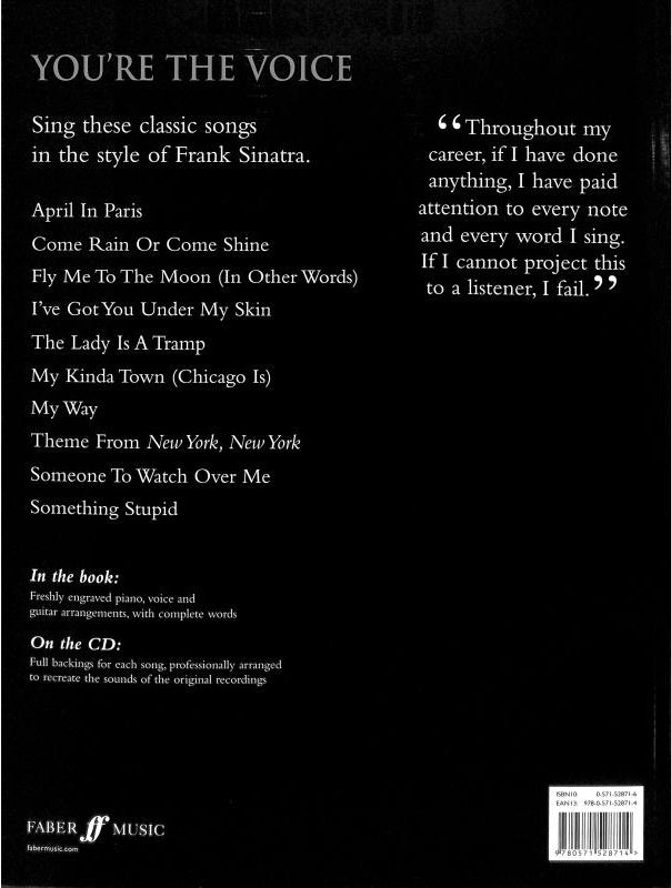 You're The Voice Frank Sinatra PVG/CD