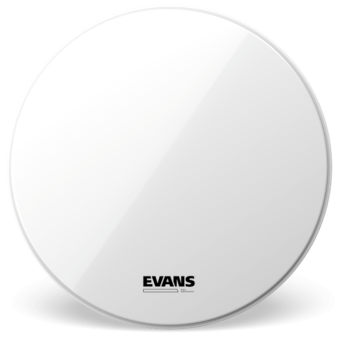 Evans 22" EQ3 Reso Smooth White No Port Drumheads