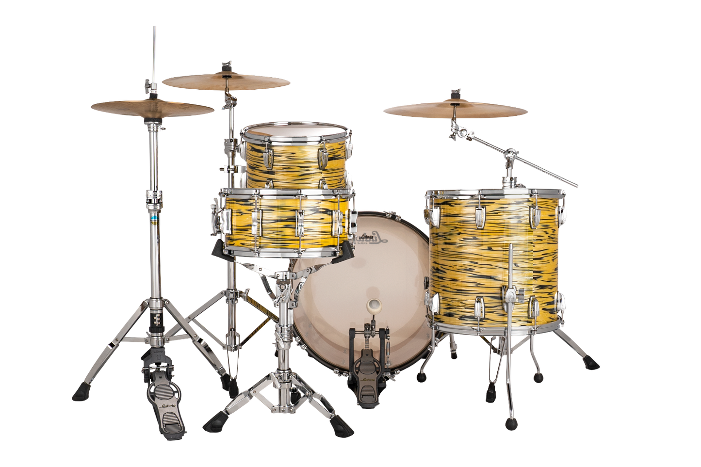 Ludwig Classic Maple 22" FAB Shell Pack in Lemon Oyster