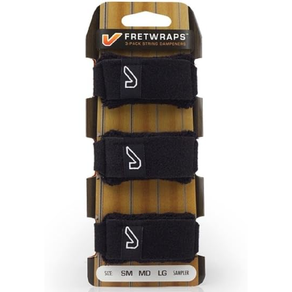 Gruv Gear Fretwraps String Muters 3 Pack Large in Black