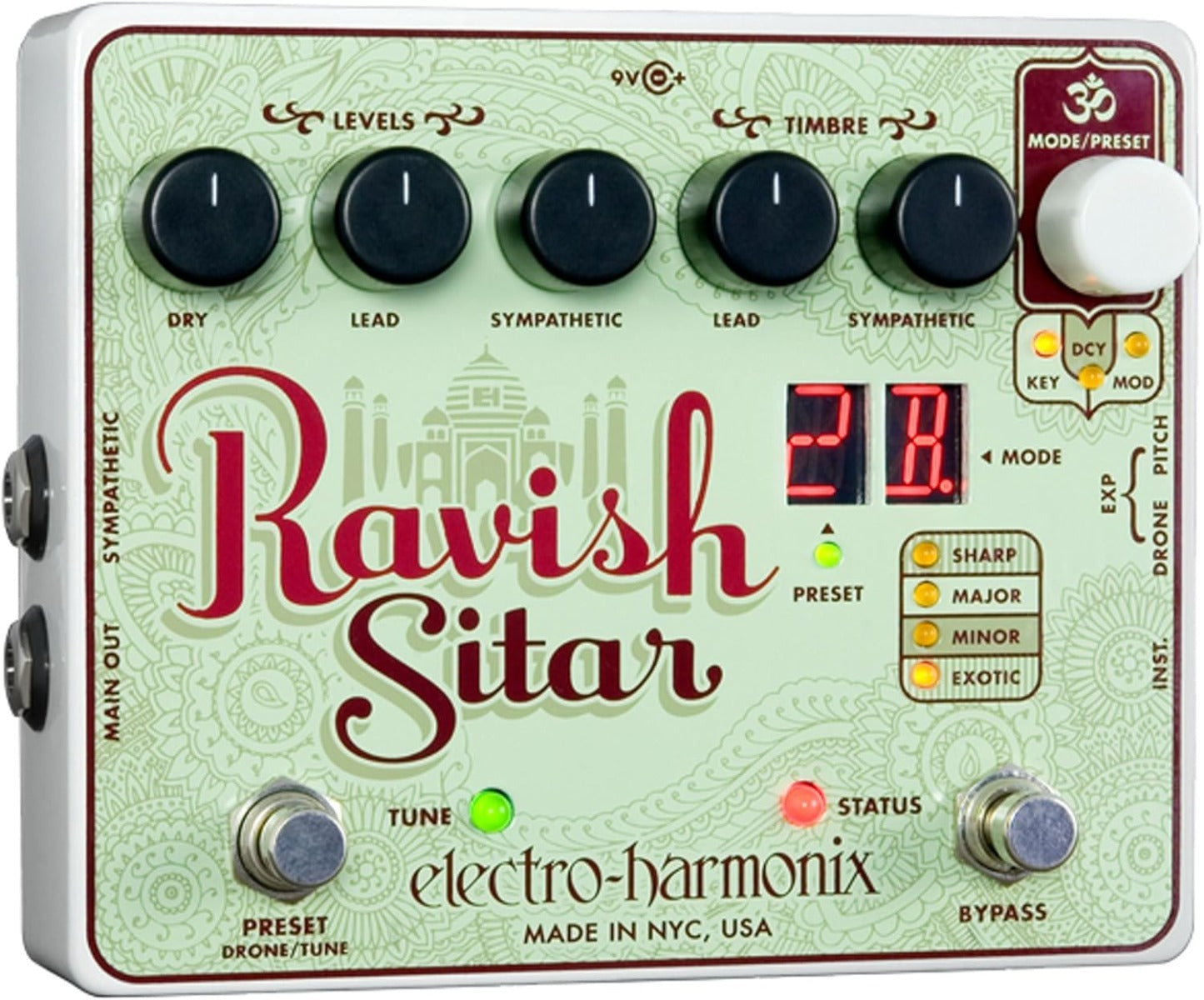 Electro Harmonix Ravish Sitar Emulation Pedal