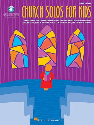 CHURCH SOLOS FOR KIDS PVG BK/CD