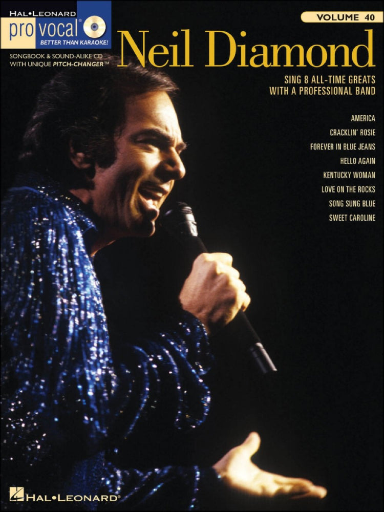 Neil Diamond Pro Vocal Men's Edition Volume 40 BK/CD