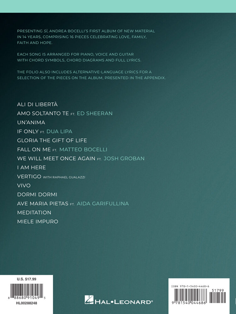 Andrea Bocelli Si PVG