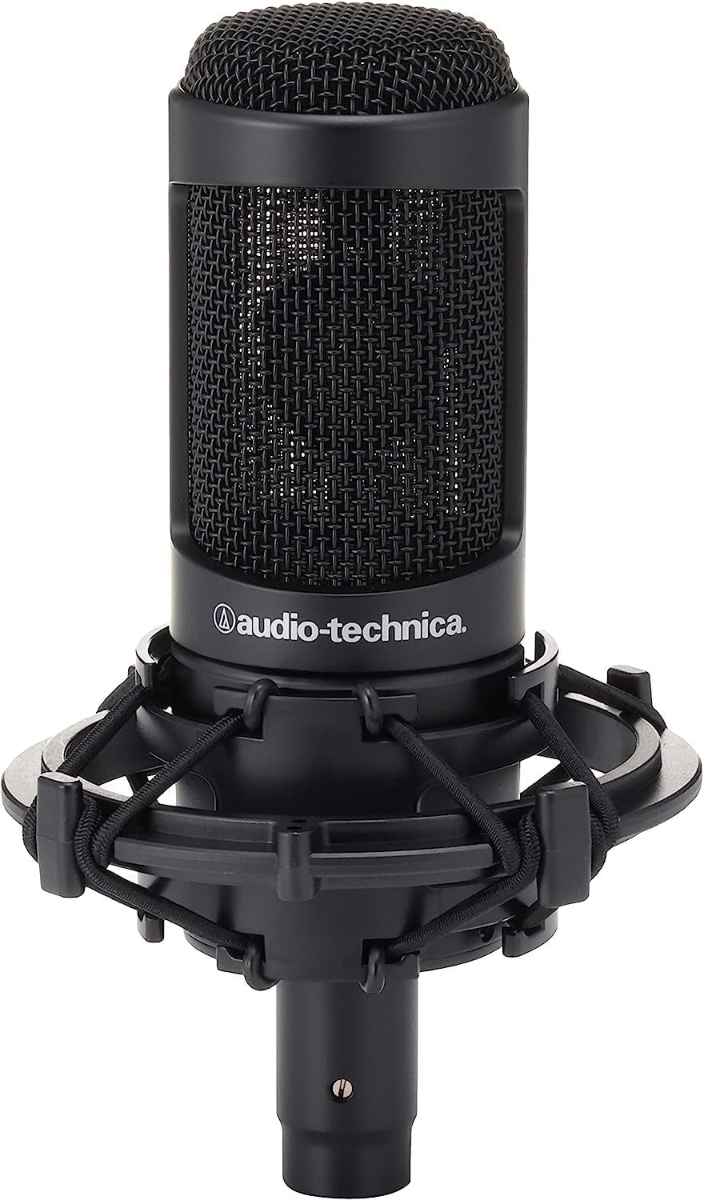 Audio Technica AT2050 Large Diaphragm Multi Pattern Condenser Microphone in Black