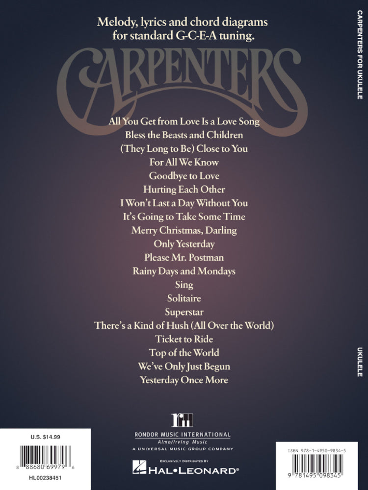 Carpenters for Ukulele