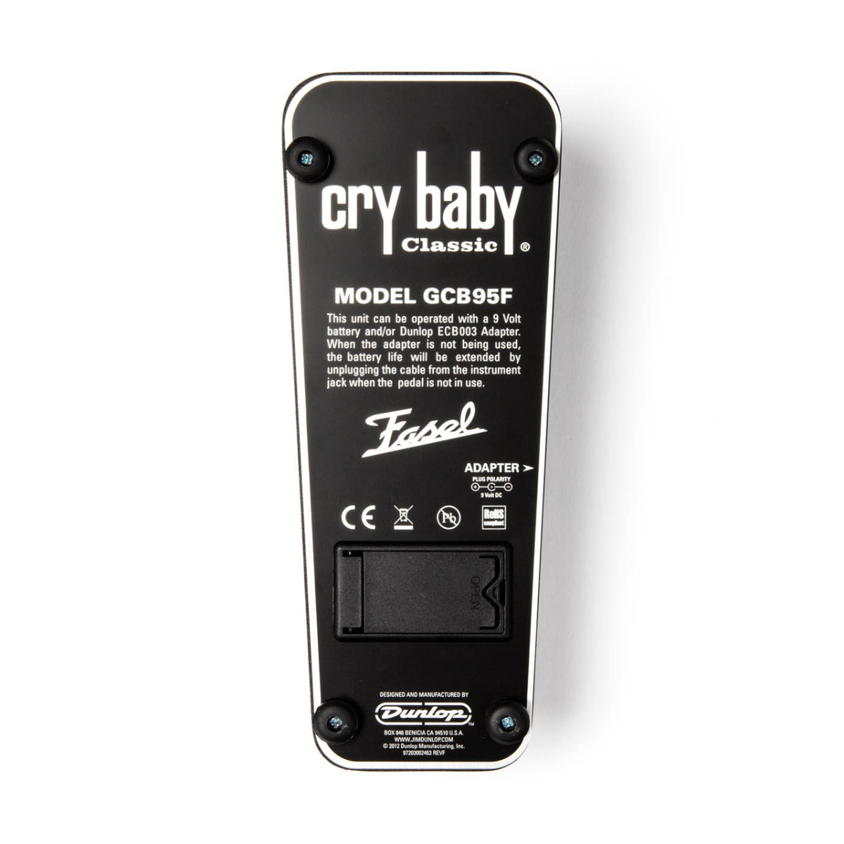 Jim Dunlop GCB95FL Cry Baby Classic Wah Pedal