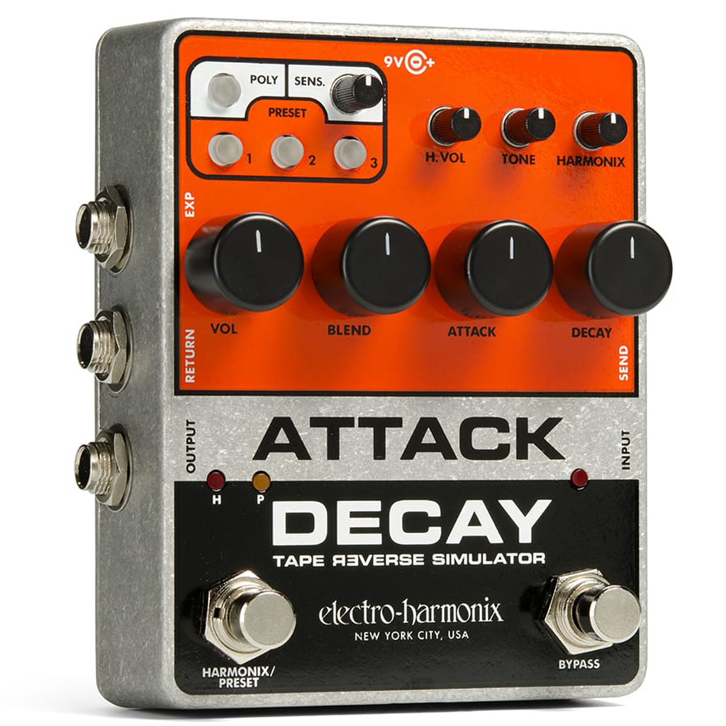 Electro Harmonix Attack Decay Tape Reverse Simulator Pedal