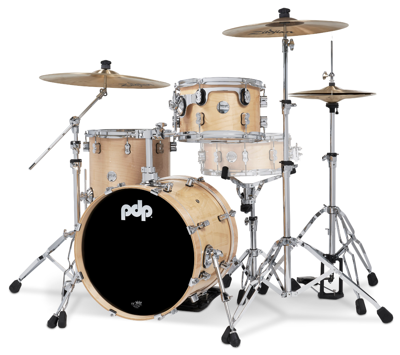 PDP Concept Maple Lacquer 3-Piece Bop Drum Kit in Natural Lacquer