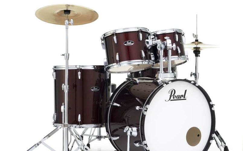 Pearl Roadshow 5 Piece Fusion Drum Kit in Red Wine