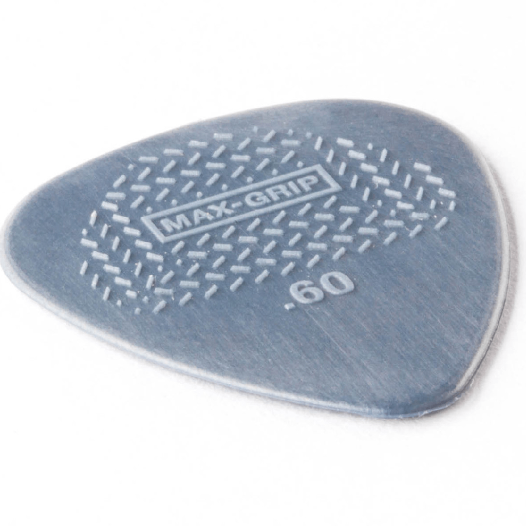 Dunlop Max Grip Standard Guitar Pick .60mm 12 Pack in Grey