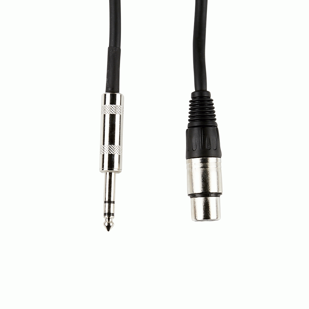 Armour CJP20 20FT High Performance Microphone Cable XLRF/TRS