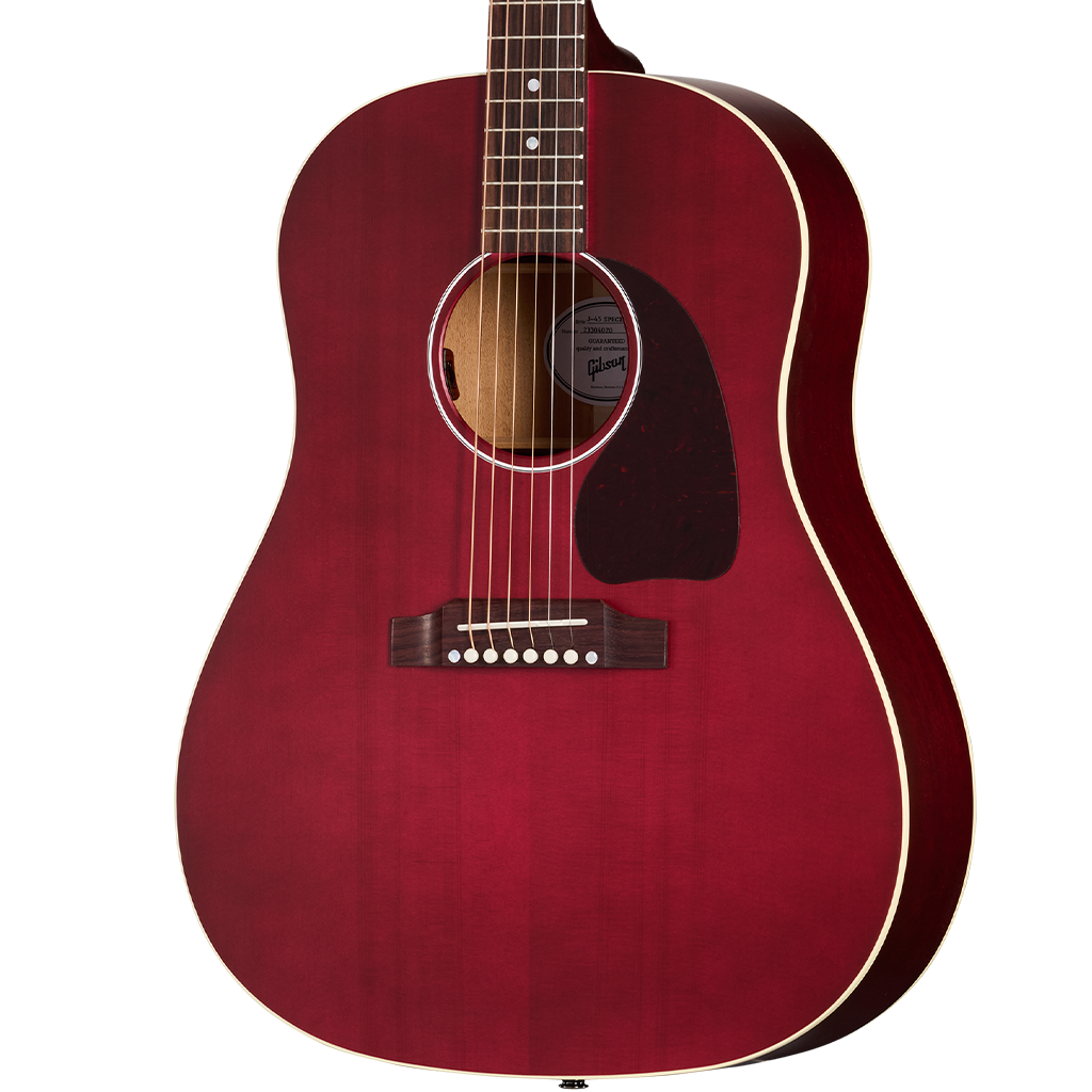 Gibson J-45 Special in Satin Wine Red – Billy Hyde Music